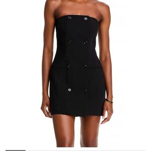 French Connection Azra Twill Strapless Mini Dress NEW WITH TAGS